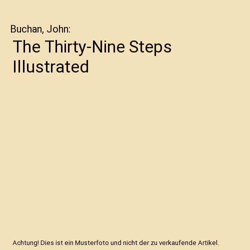 The Thirty-Nine Steps Illustrated
