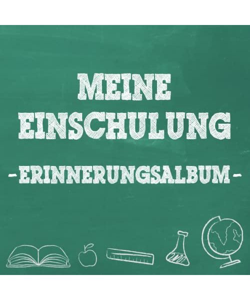 Meine Einschulung Erinnerungsalbum zum Schulanfang für Mädchen und Jungen: Gästebuch & Fotoalbum als Geschenk für die Schultüte zum ersten Schultag
