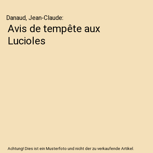Avis de tempête aux Lucioles