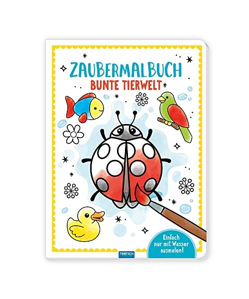 Trötsch Malbuch Zaubermalbuch Bunte Tierwelt: Malbuch Ausmalbuch