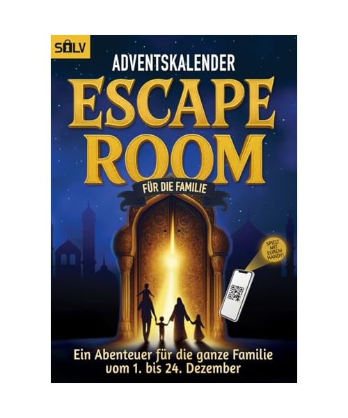 Escape Room Adventskalender für die Familie: 24 spannende Rätsel für Familien – Ein interaktives Abenteuer ab 8 Jahren