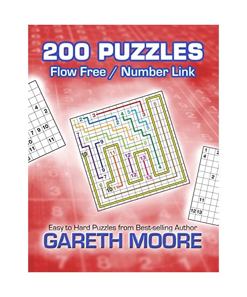 Flow Free / Number Link: 200 Puzzles