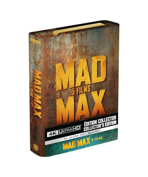 Mad Max 5 Films Édition Ultra Collector Petrol Tank Blu-ray 4K Ultra HD