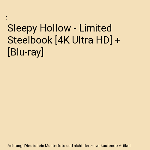 Sleepy Hollow - Limited Steelbook [4K Ultra HD] + [Blu-ray]
