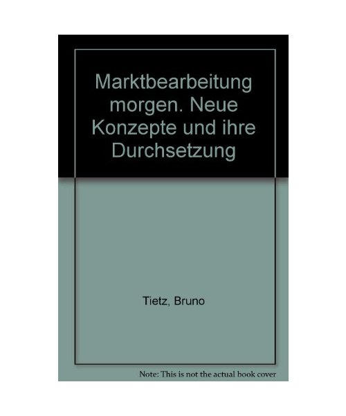 Marktbearbeitung morgen