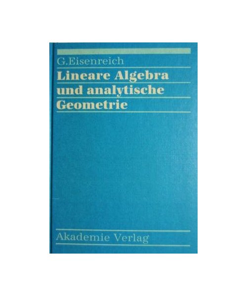 Lineare Algebra und analytische Geometrie