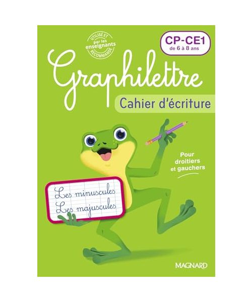 Graphilettre CP-CE1: Cahier d'écriture