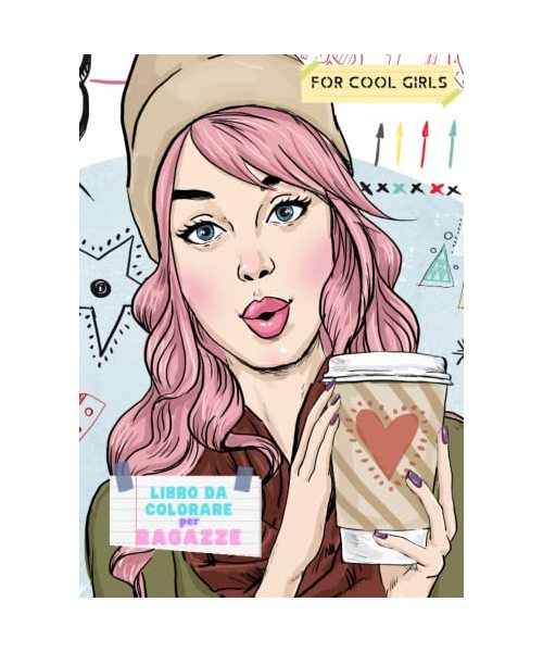 Libro da colorare per ragazze da 10-12 anni: 50 pagine da colorare ricche di bellissime illustrazioni, particolarmente stimolanti per ragazze, ... A4 (Libri da colorare per Ragazze Cool)