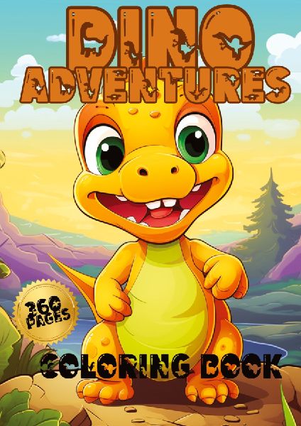 Dino Adventures Coloring Book