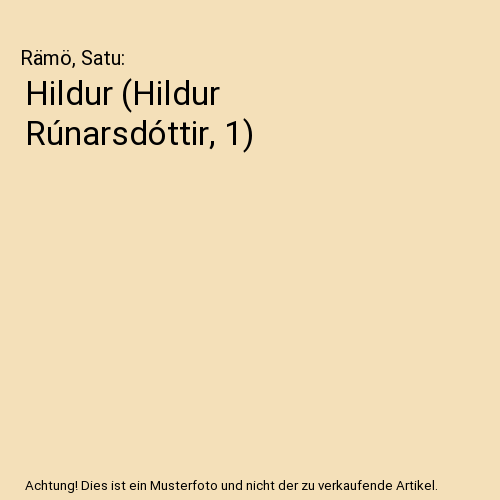 Hildur (Hildur Rúnarsdóttir, 1)