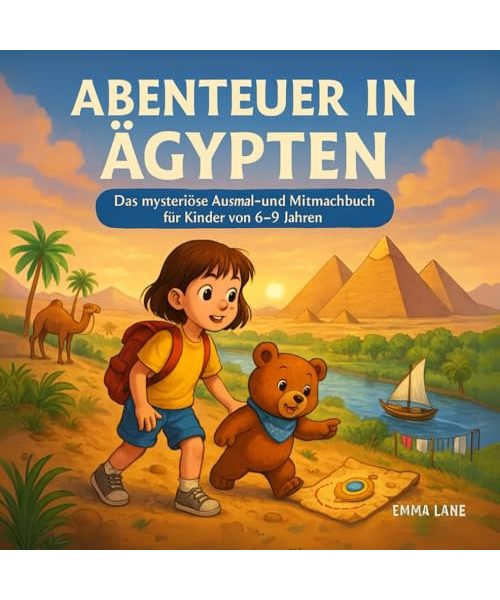 Abenteuer in Ägypten: Das mysteriöse Ausmal- und Mitmachbuch für Kinder von 6–9 Jahren. Entdecke Ägypten mit Mia & Benny: Kultur, Sprache, arabische ... Waage von Maat. (Abenteuer mit Mia und Benny)