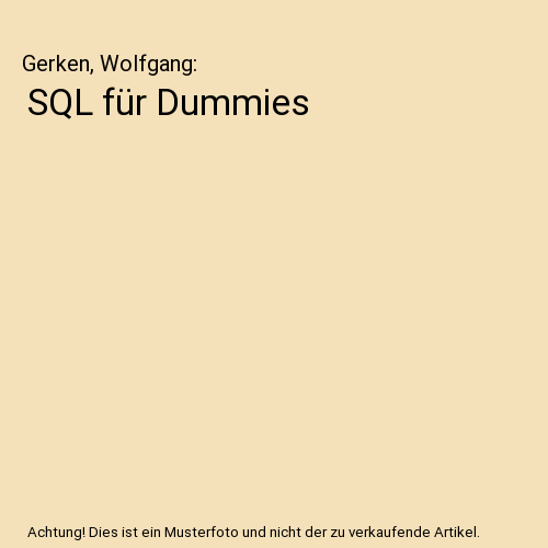 SQL für Dummies