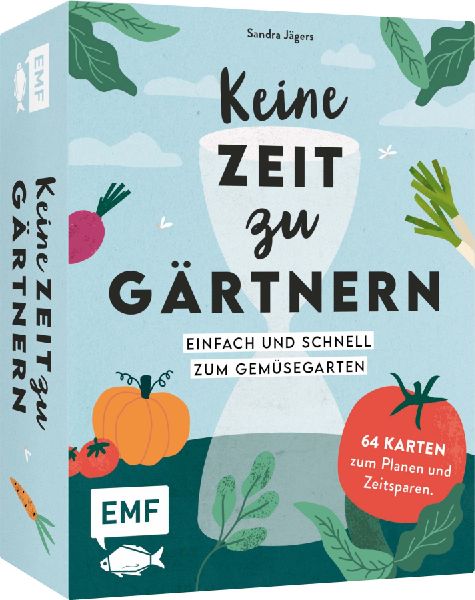 Kartenset: Keine Zeit zu gärtnern - 64 Karten - Einfach und schnell zum Gemüsegarten