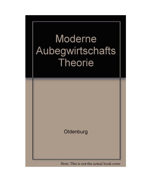 Moderne Aussenwirtschaftstheorie