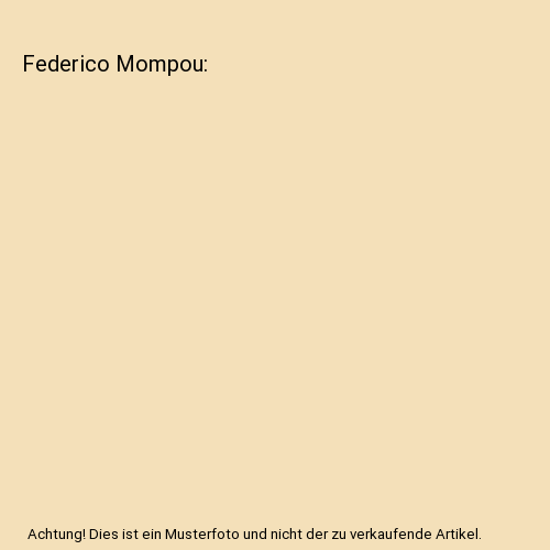 Federico Mompou