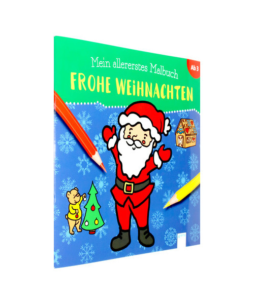 Mein allererstes Malbuch. Frohe Weihnachten