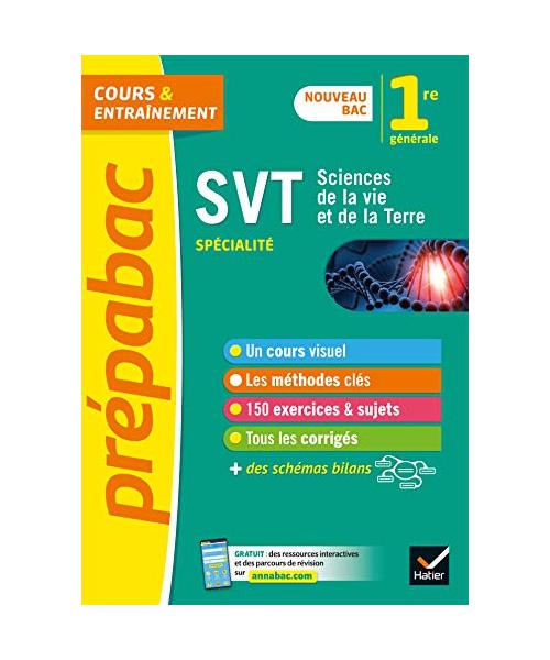 Prépabac SVT 1re générale (spécialité): nouveau programme de Première