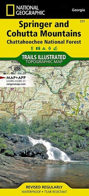Springer and Cohutta Mountains Map [Chattahoochee National Forest]
