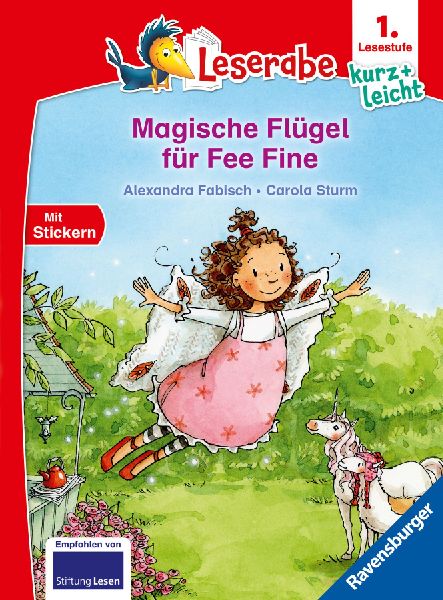 Leserabe 1. Lesestufe Kurz und leicht - Magische Flügel für Fee Fine