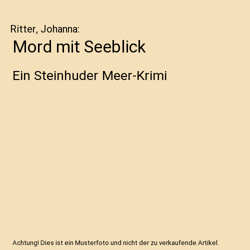 Mord mit Seeblick