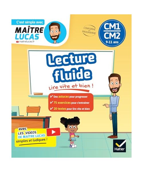 Lecture fluide CM1-CM2 - 10-11 ans: Maître Lucas Par matière