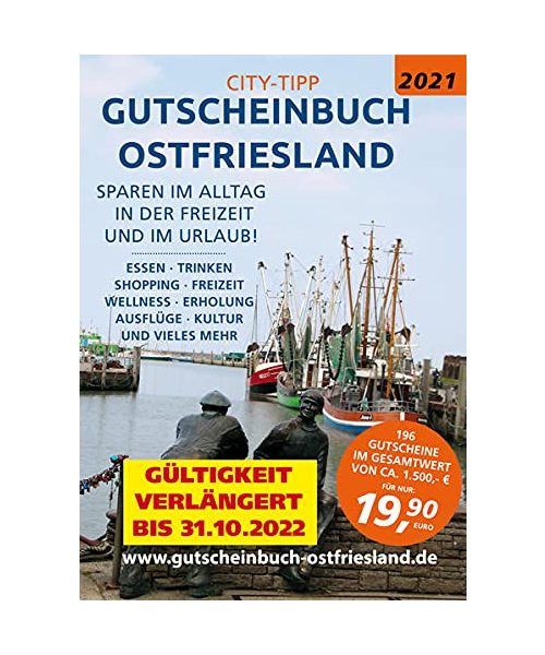 City-Tipp Gutscheinbuch 2021 Ostfriesland inkl. WHV