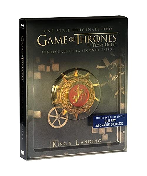Game of Thrones (Le Trône de Fer) - Saison 2 - Blu-ray - HBO [SteelBook édition limitée - Blu-ray + Magnet Collector]