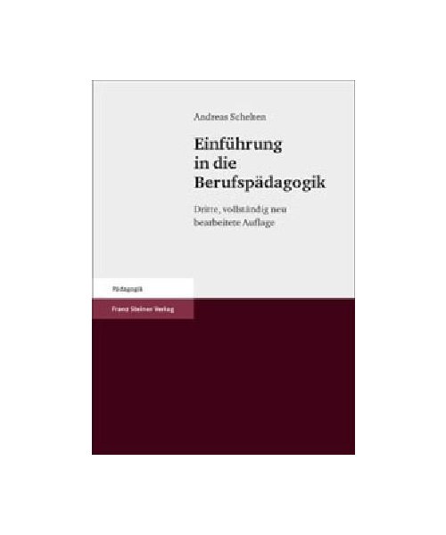 Einführung in die Berufspädagogik