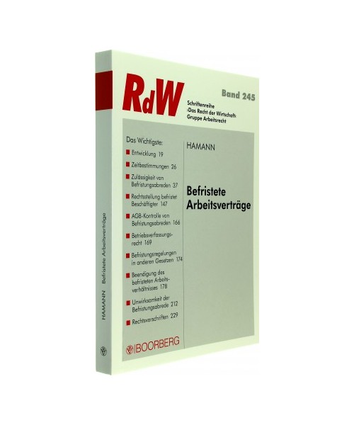 Befristete Arbeitsverträge