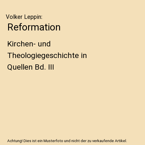 Reformation