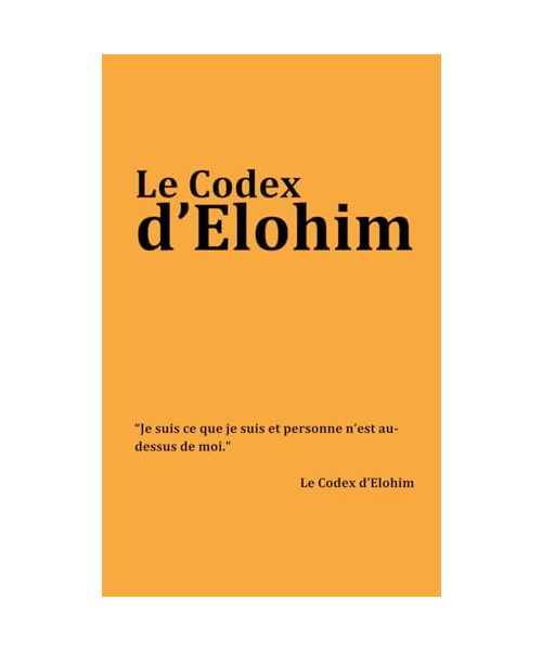 Le Codex d'Elohim