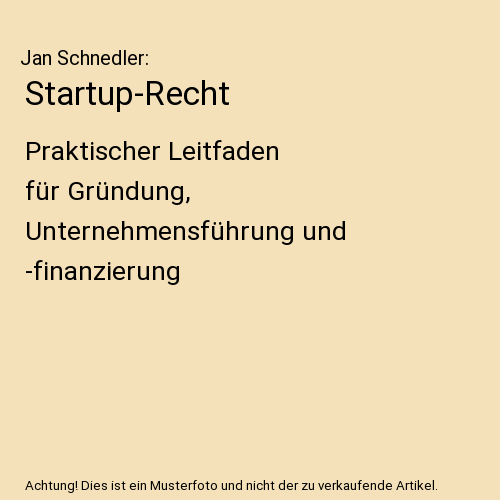 Startup-Recht