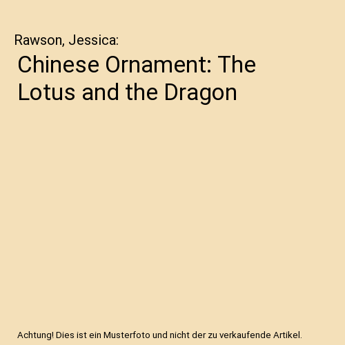 Chinese Ornament: The Lotus and the Dragon
