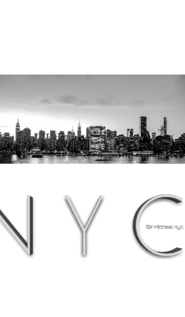 NYC  iconic Manhattan skyline creative blank journal notebook $ir Michael designer  edition