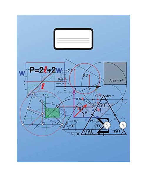 Math Notebook: Grid Paper Notebook 120 Sheets Large 8.5 x 11 Quad Ruled 5x5