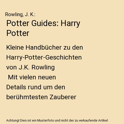 Potter Guides: Harry Potter