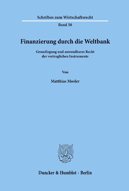 Finanzierung durch die Weltbank.