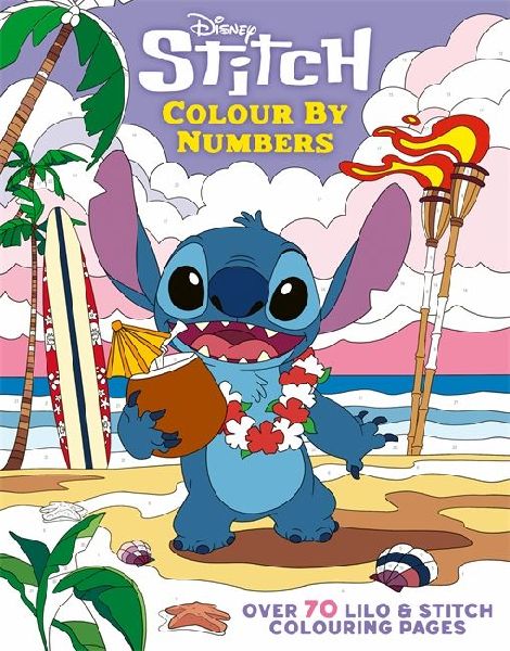 Disney Stitch Colour By Numbers