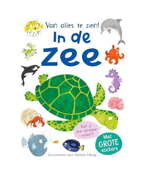 Van alles te zien! In de zee: Met GROTE stickers
