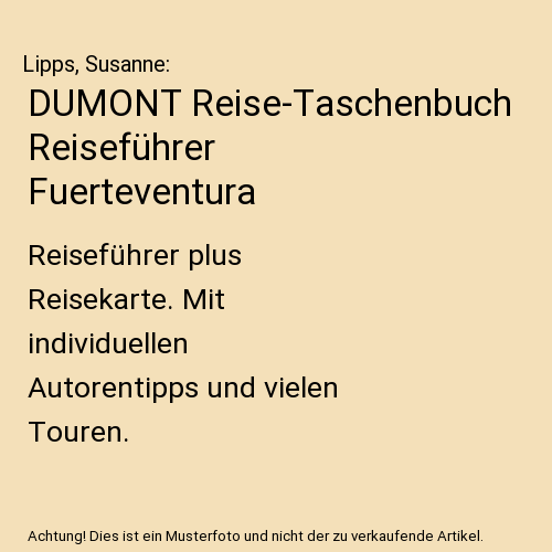 DUMONT Reise-Taschenbuch Reiseführer Fuerteventura