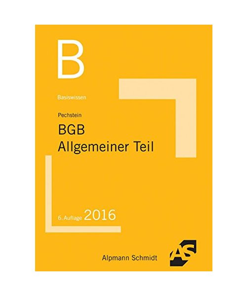 Basiswissen BGB Allgemeiner Teil