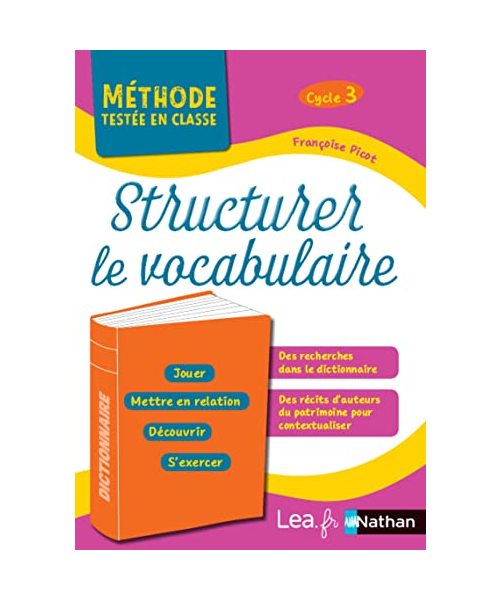 Structurer le vocabulaire Cycle 3 : Programme 2016