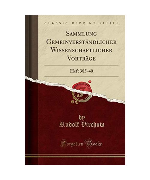 Sammlung Gemeinverständlicher Wissenschaftlicher Vorträge