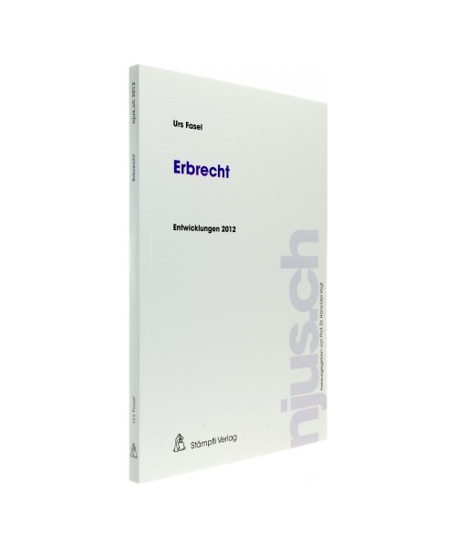 Erbrecht Entwicklungen 2012