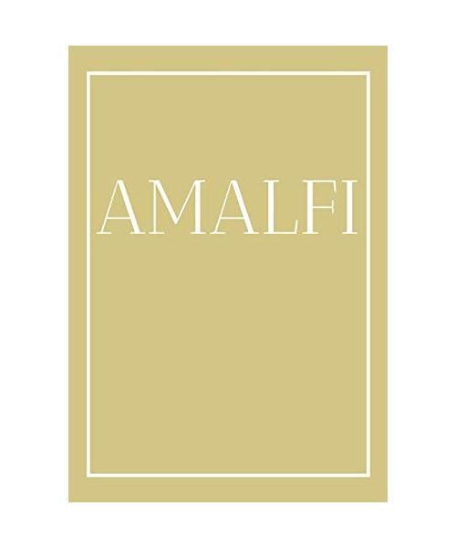 Amalfi: A decorative book for coffee tables, end tables, bookshelves and interior design styling | Stack coastline books to add decor to any room. ... or as a gift for interior design savvy people