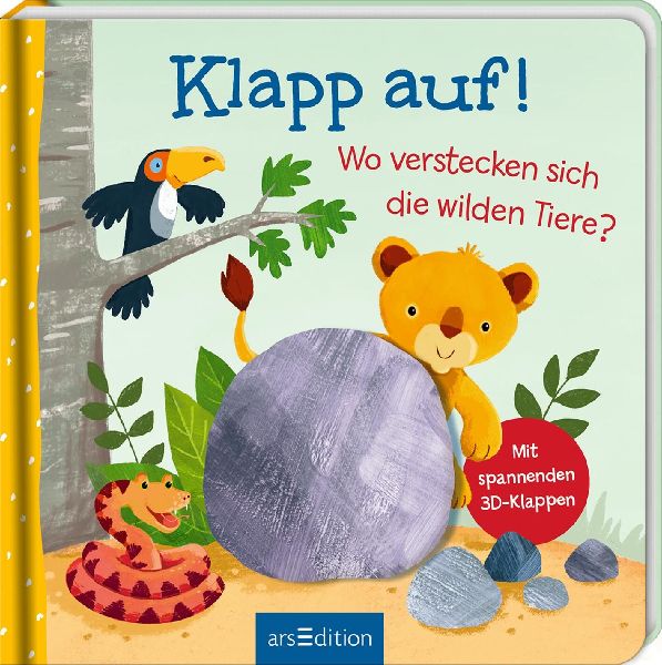 Klapp auf! Wo verstecken sich die wilden Tiere?