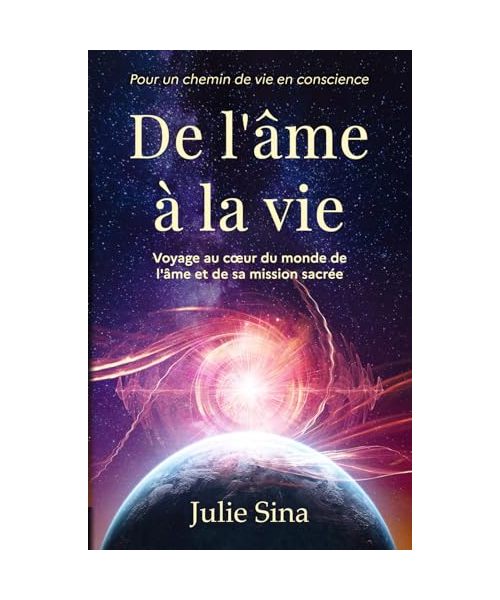 De l'âme à la vie: Voyage au cœur du monde de l'âme et de sa mission sacrée, pour un chemin de vie en conscience (éveil de l'âme, réincarnation, karma, mission de vie)