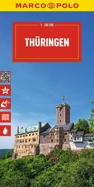 MARCO POLO Reisekarte Deutschland 07 Thüringen 1:200.000