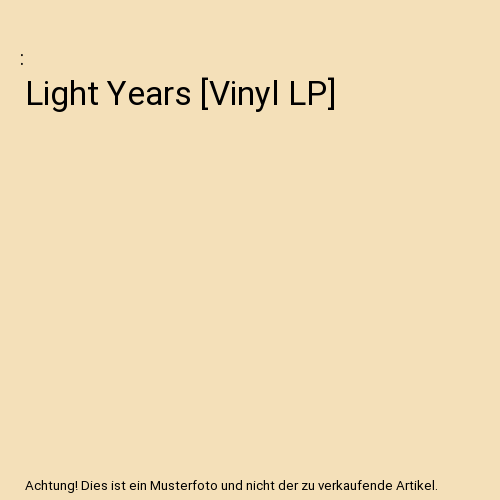 Light Years [Vinyl LP]