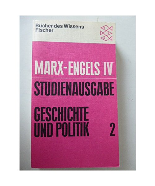 Studienausgabe, Band 4: Geschichte und Politik 2